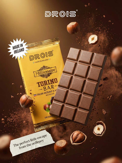 DROIS Millionaire Torino Bar – Grand (100g) (Italian Hazelnut)