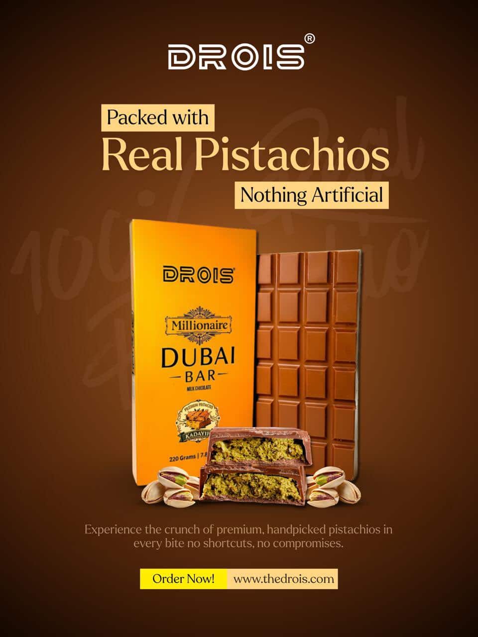 DROIS Millionaire Dubai Bar – XXL (220g)