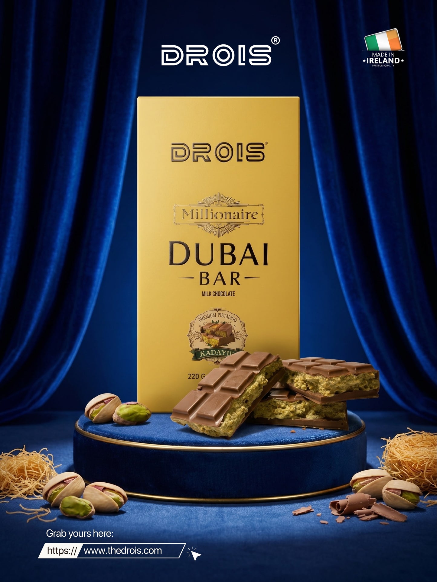 DROIS Millionaire Dubai Bar – XXL (220g)