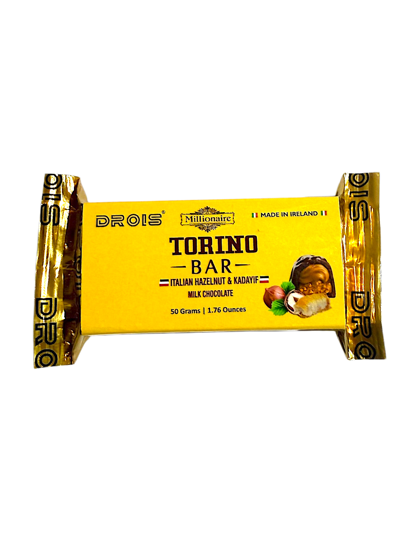 DROIS Millionaire Torino Bar – Mini (50g) (Italian Hazelnut)