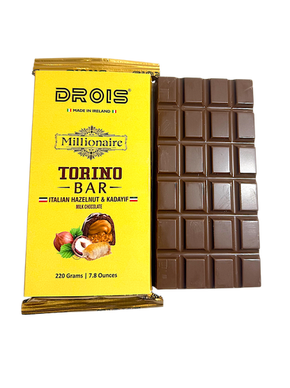 DROIS Millionaire Torino Bar – XXL (220g) (Italian Hazelnut)